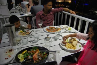 Reef restaurant- the salmon dish was amazing